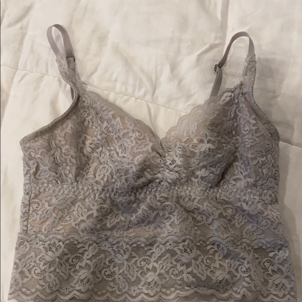 Gilly hicks grey bralette